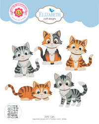Elizabeth Craft Designs Cats Metal Die Set
