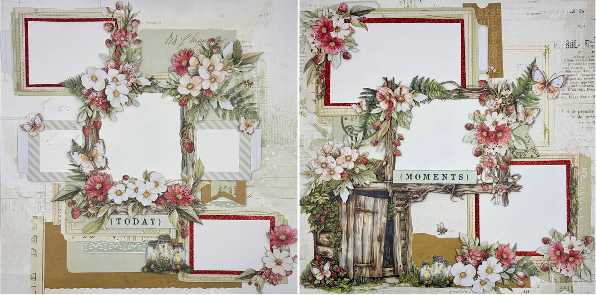 Strawberry Moments 2-Page Layout