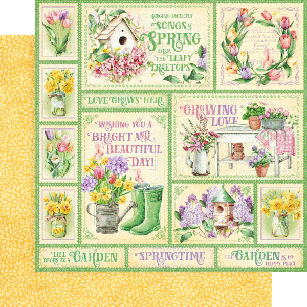 Graphic 45 Grow With Love 8” x 8” Collection Pack