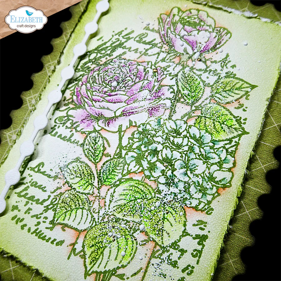Elizabeth Craft Designs Love & Roses Stamp Set