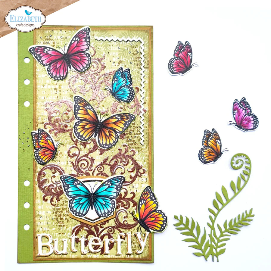 Elizabeth Craft Designs Everyday Elements Layered Butterfly Metal Die Set