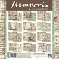 Stamperia Brocante Antiques 8” x 8” Paper Pad