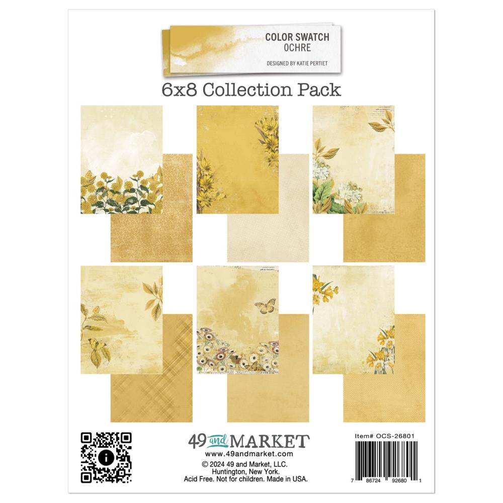 49 & Market Color Swatch Ochre 6 x 8 Collection Pack