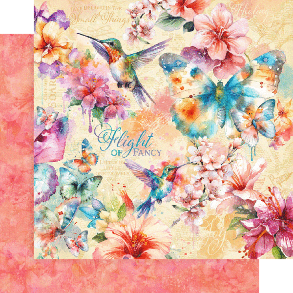 Graphic 45 Flight of Fancy 8” x 8” Collection Pack