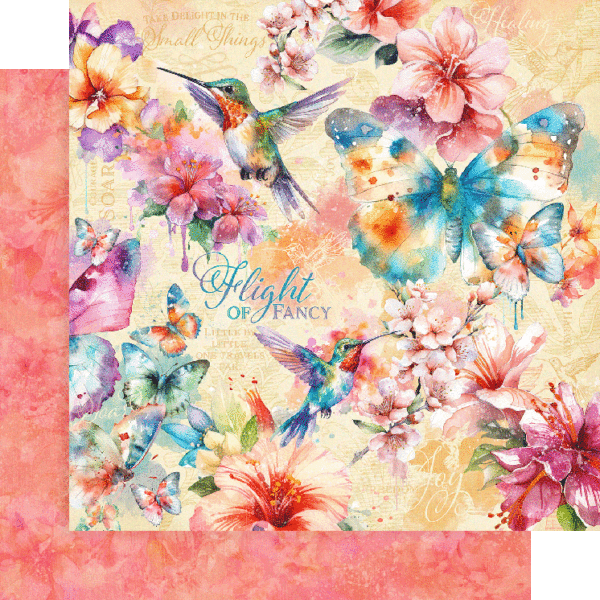 Graphic 45 Flight of Fancy 12” x 12” Collection Pack