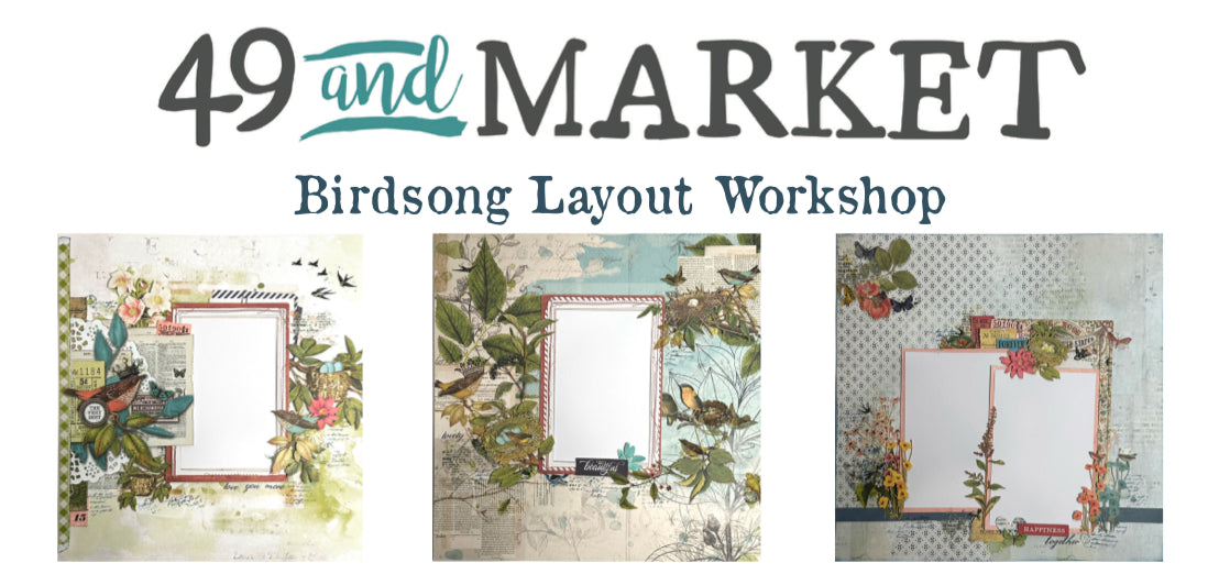 Birdsong Album Workshop + 3 Layouts (Limited Edition Kit)