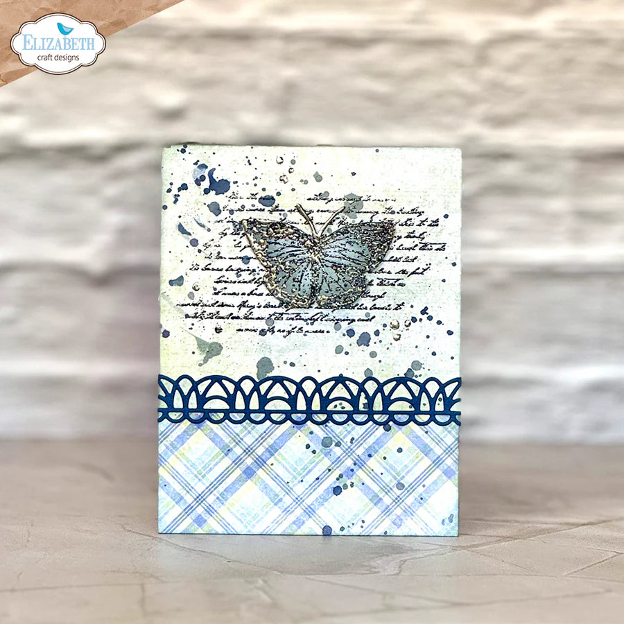 Elizabeth Craft Designs Butterflies and Swirls Stamp Set