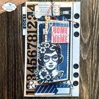 Elizabeth Craft Designs Frida at Home Die & Stamp Set