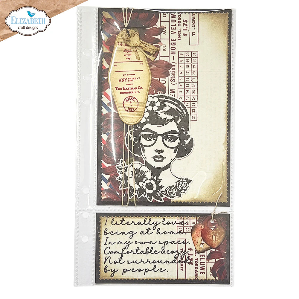 Elizabeth Craft Designs Planner Essentials Pocket Page Fillers 1 - Full Size Postage Stamps