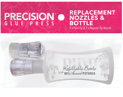 My Sweet Petunia Precision Glue Press Replacement Nozzles and Bottle