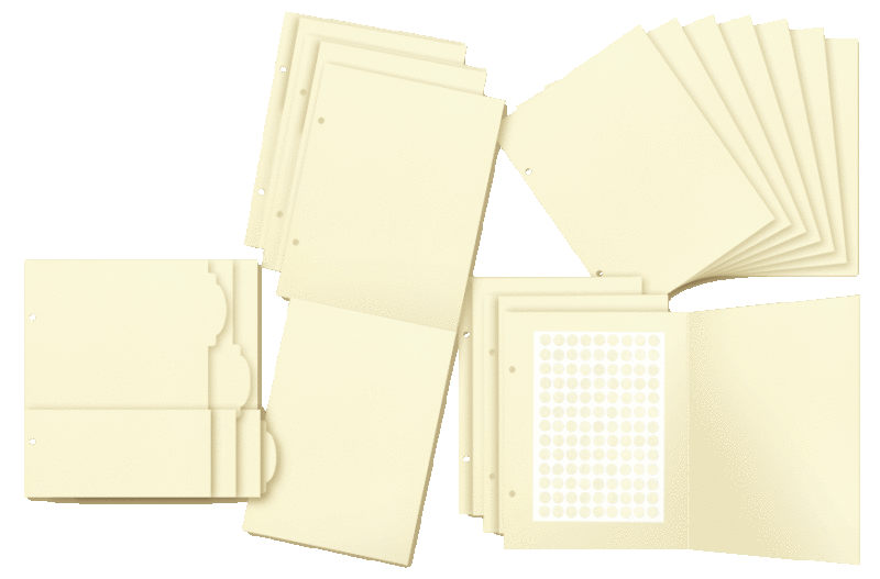 Graphic 45 Binder Album with Interactive Pages - Ivory