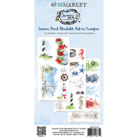 49 & Market Summer Porch Blendable 6 x 12 Rub-On Transfer Set