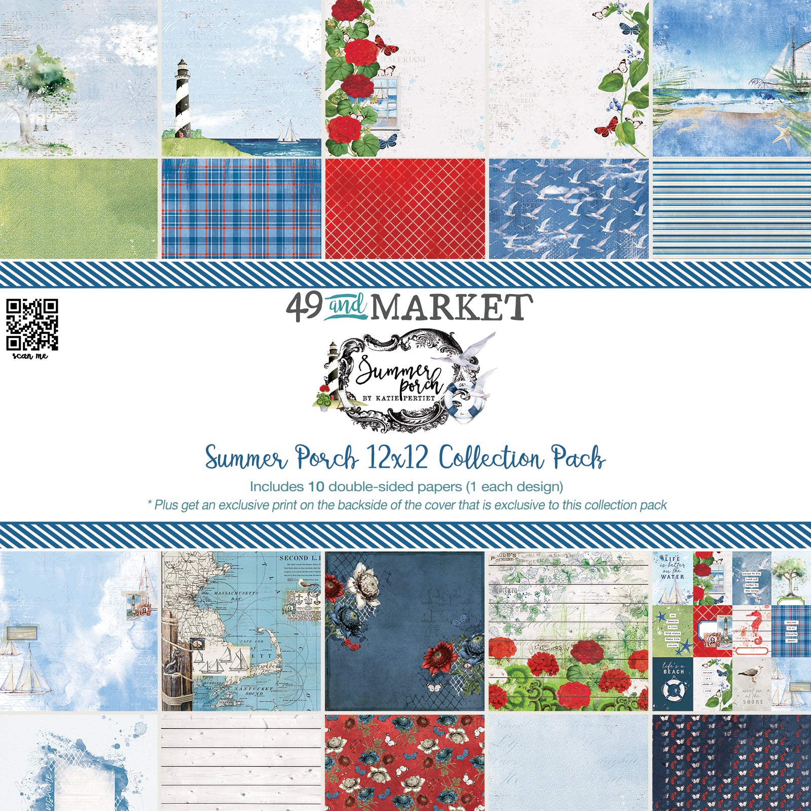 49 & Market Summer Porch 12x12 Collection Pack