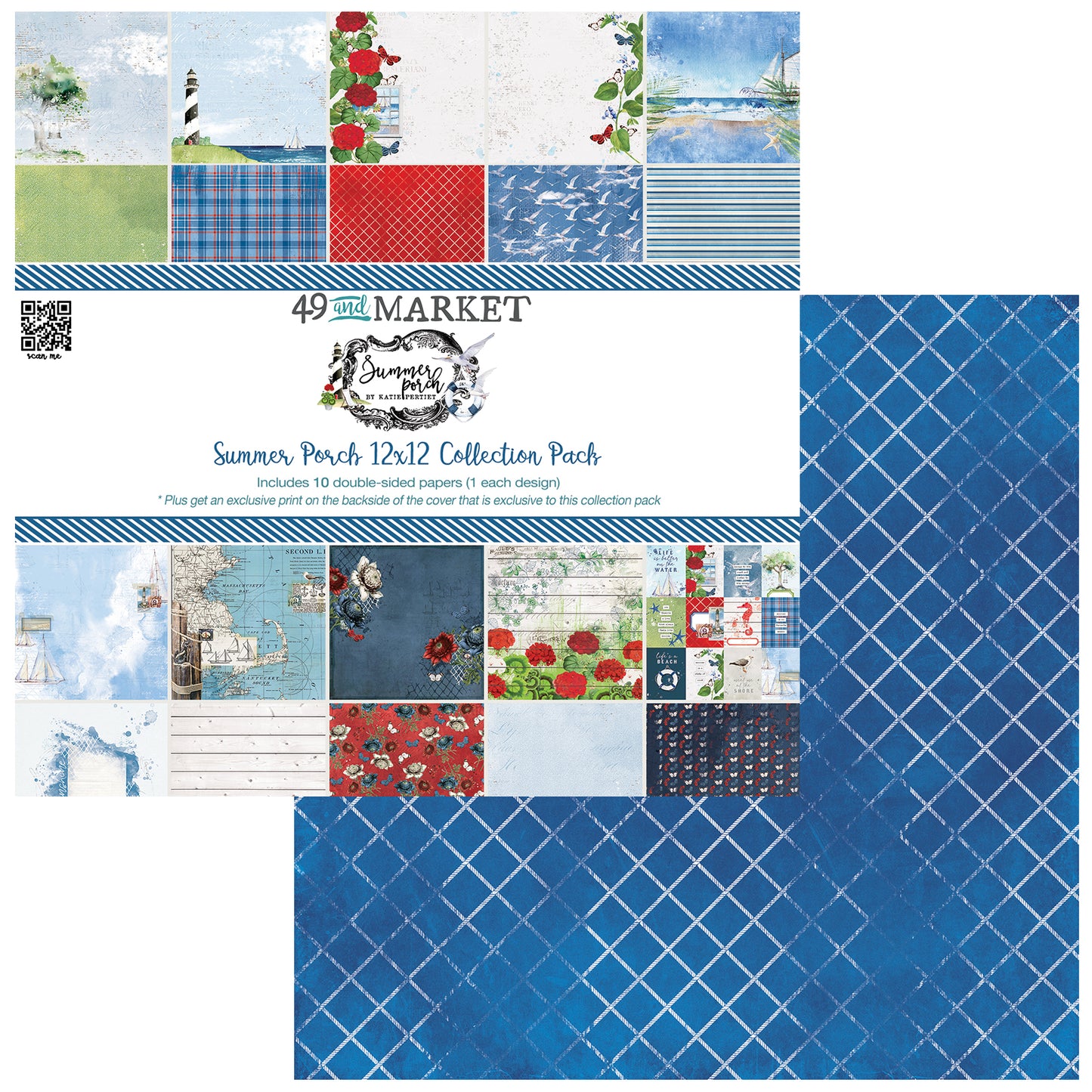 49 & Market Summer Porch 12x12 Collection Pack