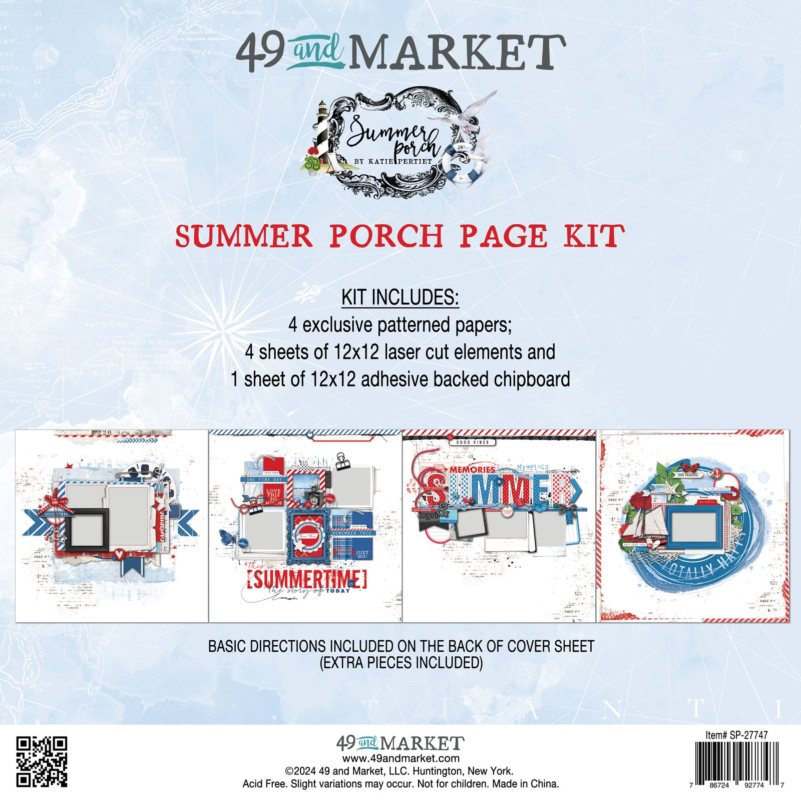 49 & Market Summer Porch Page Kit