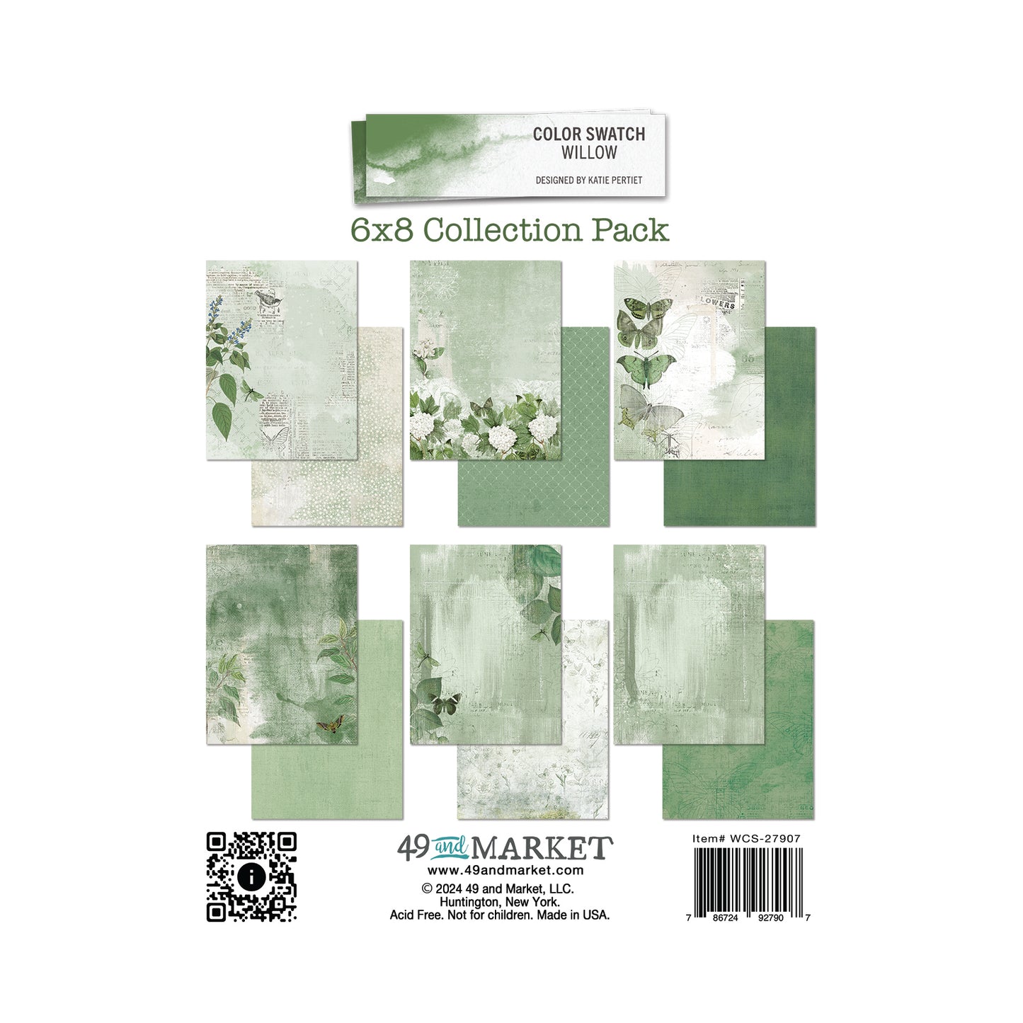 49 & Market Color Swatch Willow 6 x 8 Collection Pack