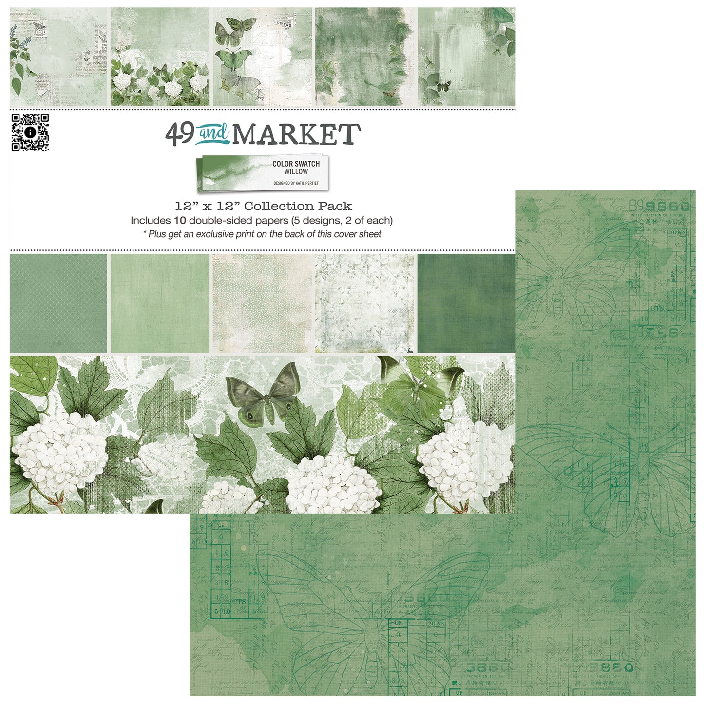 49 & Market Color Swatch Willow 12x12 Collection Pack