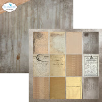 Elizabeth Craft Designs Coffee Dyed Papers 12” x 12” Paper Pack