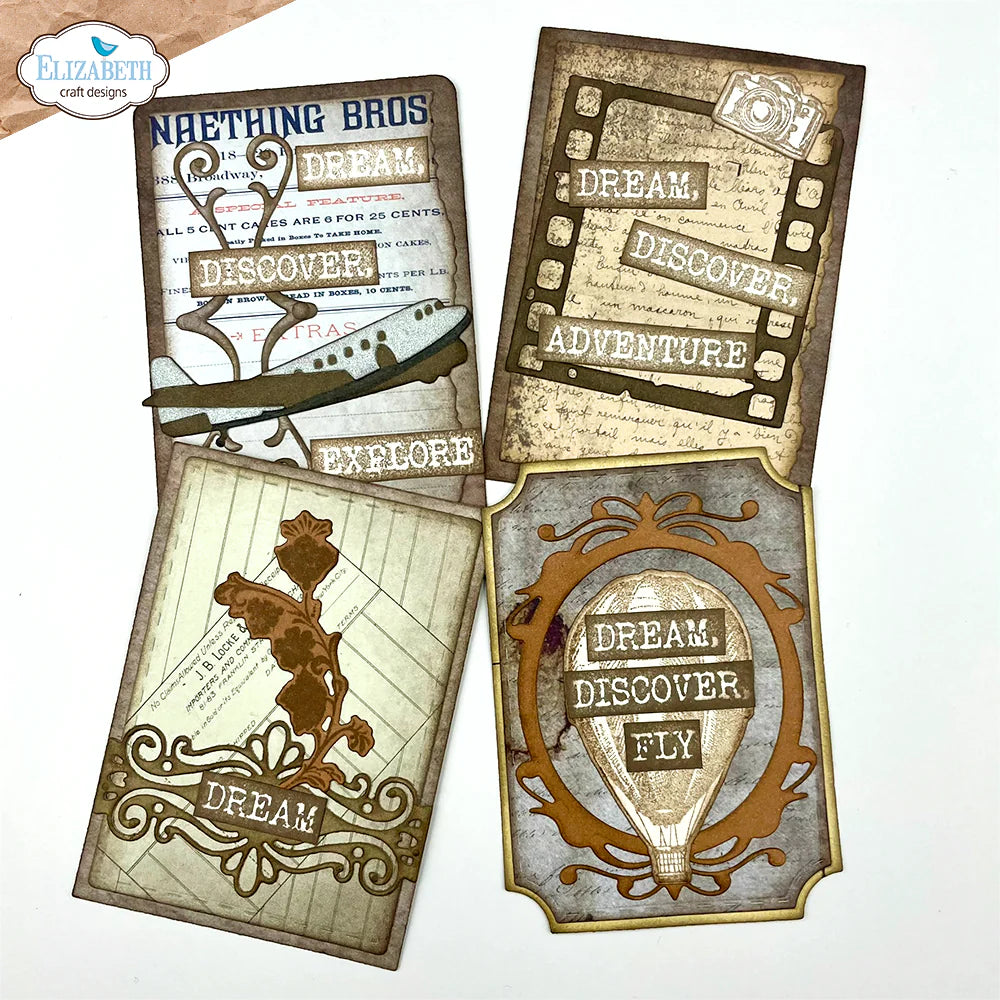 Elizabeth Craft Designs Travel Phrases Stamp Set