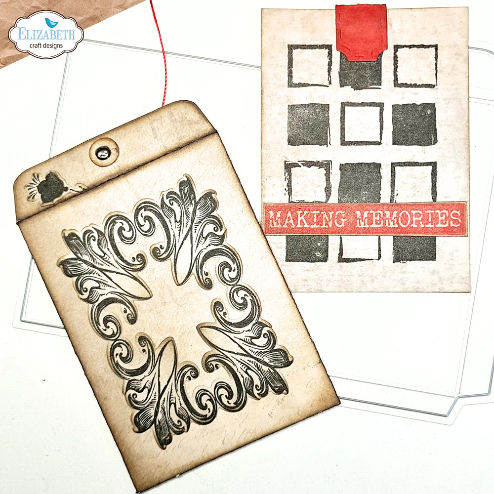 Elizabeth Craft Designs Textures Stamp Set