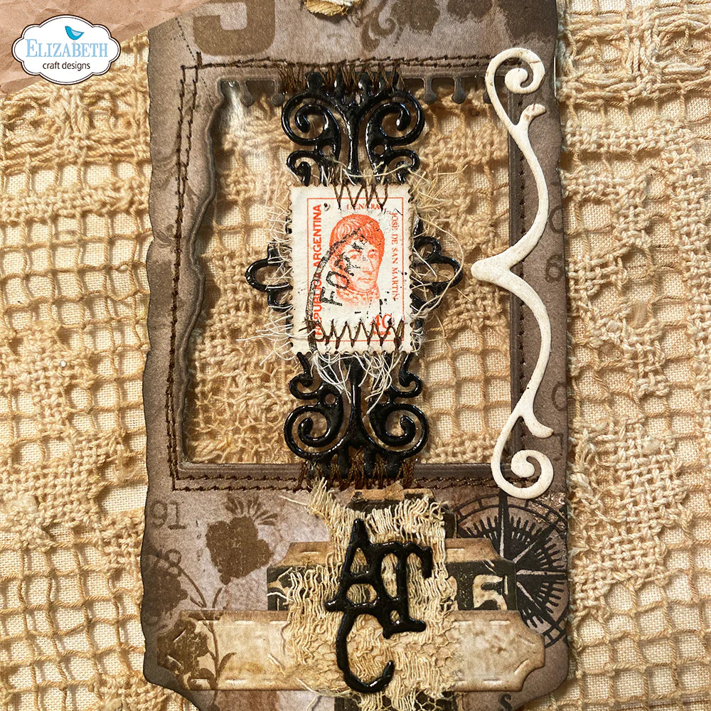 Elizabeth Craft Designs Art Journal Classic ATC Die Set