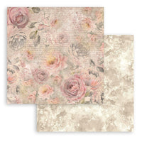 Stamperia Shabby Rose 12” x 12” Paper Pad