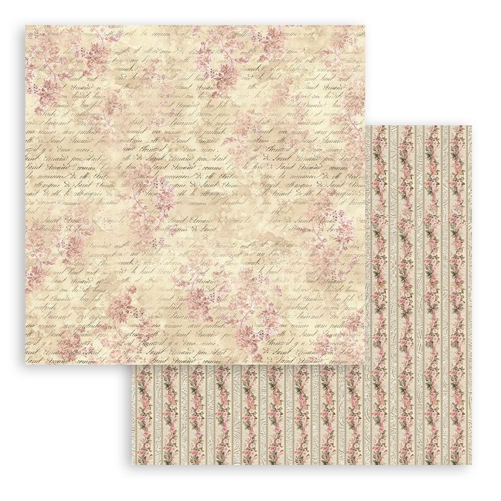 Stamperia Shabby Rose 12” x 12” Paper Pad