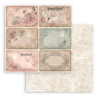 Stamperia Shabby Rose 8” x 8” Paper Pad