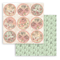 Stamperia Shabby Rose 8” x 8” Paper Pad