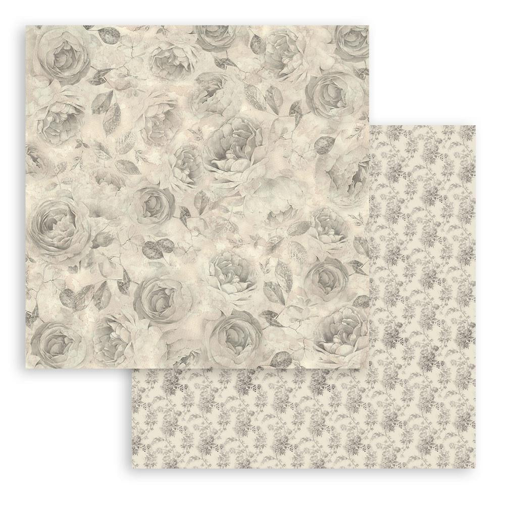 Stamperia Shabby Rose 12” x 12” Paper Pad