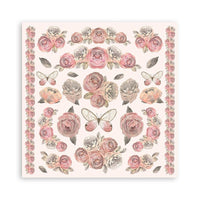 Stamperia Shabby Rose 8” x 8” Paper Pad