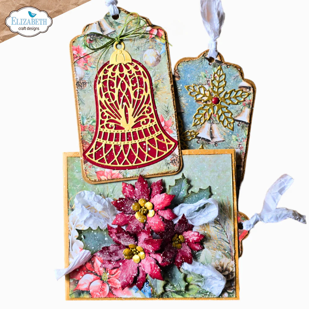 Elizabeth Craft Designs Joyous Ornament - Bell Metal Die Set