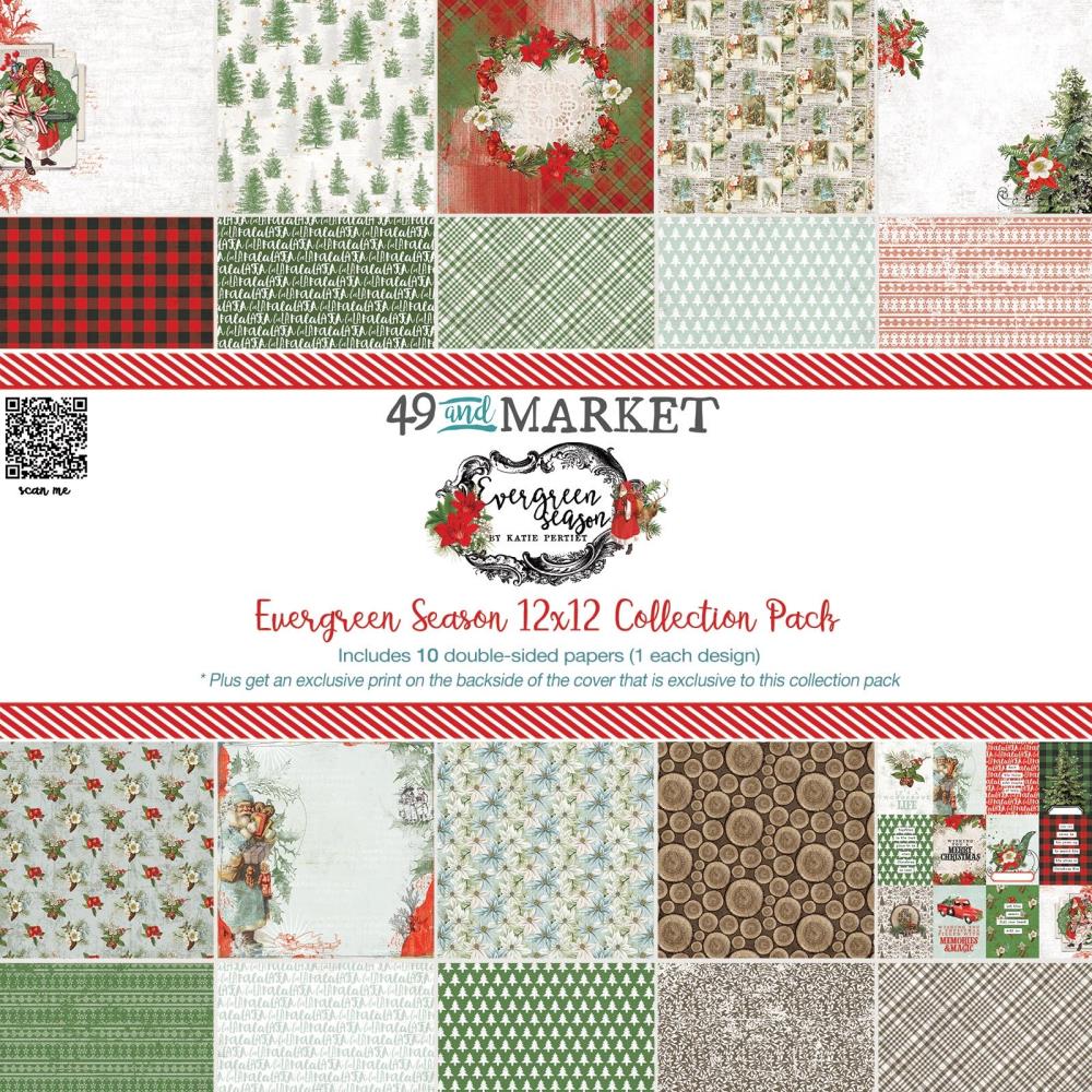 49 & Market Evergreen Season 12x12 Collection Pack