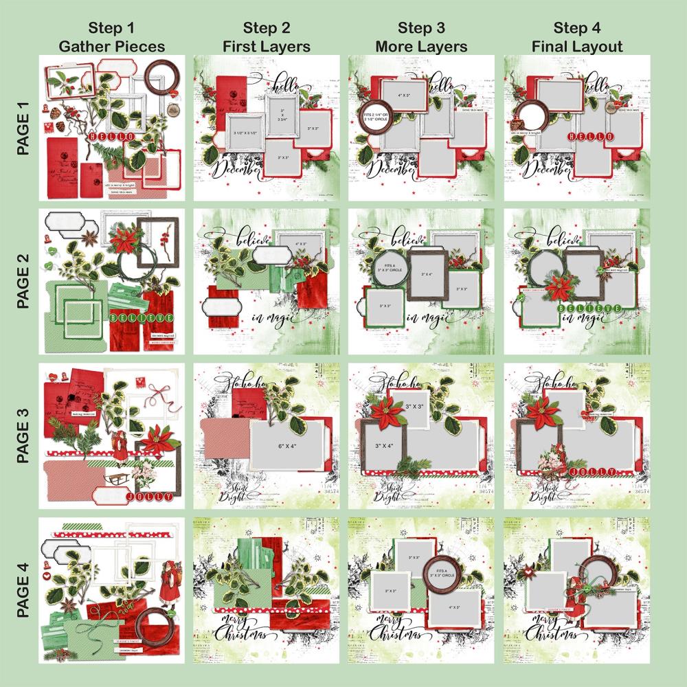 49 & Market Evergreen Season Page Kit