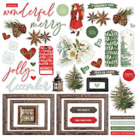 49 & Market Evergreen Season Collection Bundle with Chipboard