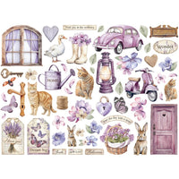 Stamperia Romantic Collection - Lavender Die Cuts