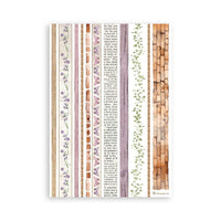 Stamperia Romantic Collection - Lavender Washi Pad (8 Sheets)