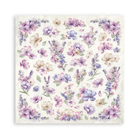 Stamperia Romantic Collection - Lavender 8” x 8” Paper Pad