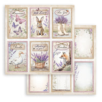 Stamperia Romantic Collection - Lavender 12” x 12” Paper Pad