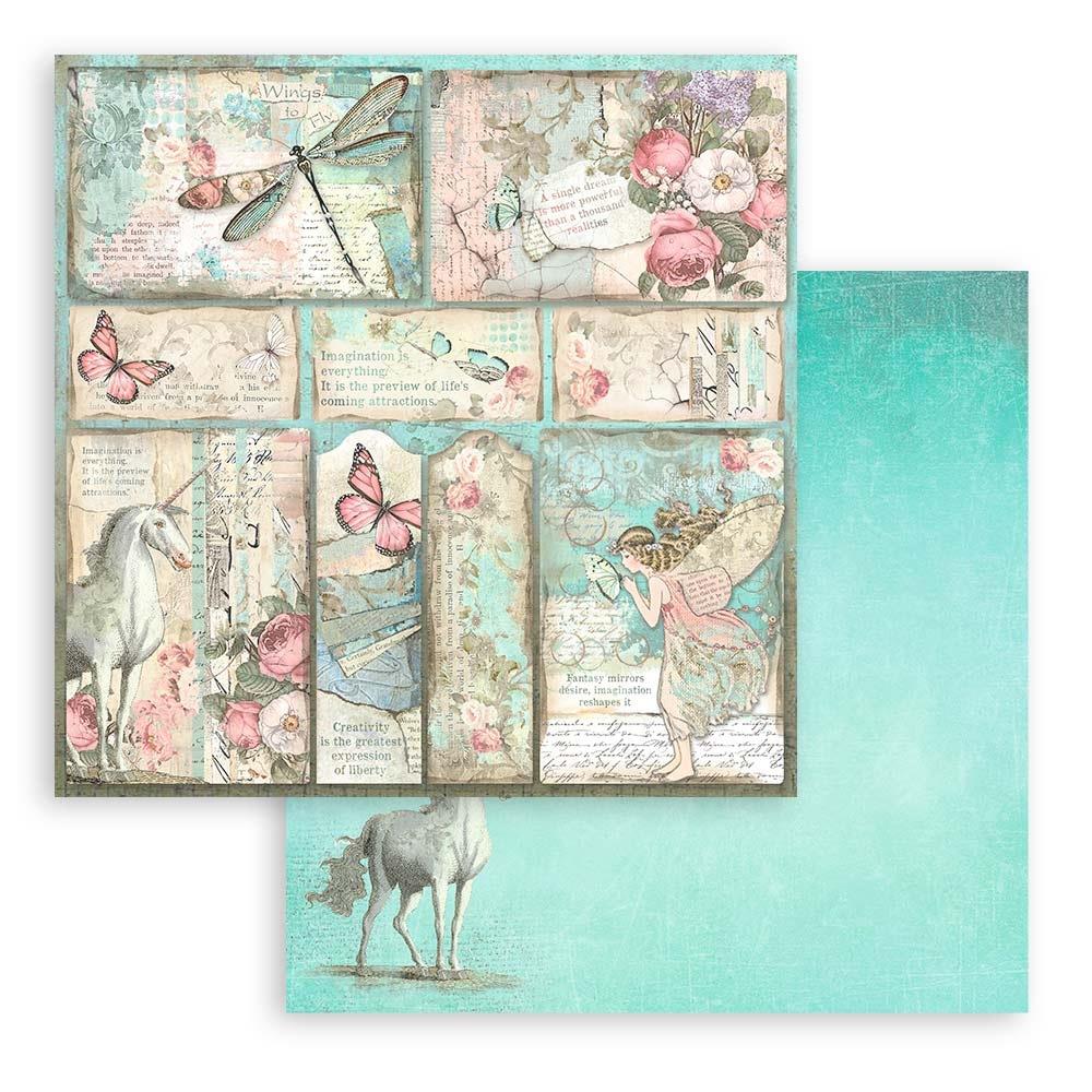 Stamperia Wonderland 12” x 12” Paper Pad