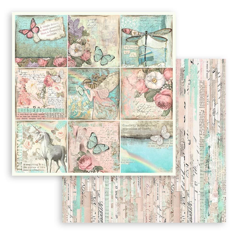 Stamperia Wonderland 12” x 12” Paper Pad