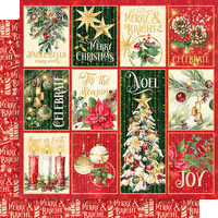 Graphic 45 Merry & Bright 8” x 8” Collection Pack