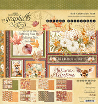 Graphic 45 Autumn Greetings 8” x 8” Collection Pack