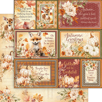 Graphic 45 Autumn Greetings 8” x 8” Collection Pack