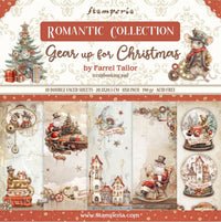 Stamperia Romantic Collection - Gear up for Christmas 8” x 8” Paper Pad