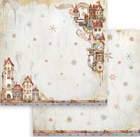 Stamperia Romantic Collection - Gear up for Christmas 8” x 8” Paper Pad