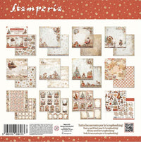 Stamperia Romantic Collection - Gear up for Christmas 8” x 8” Paper Pad