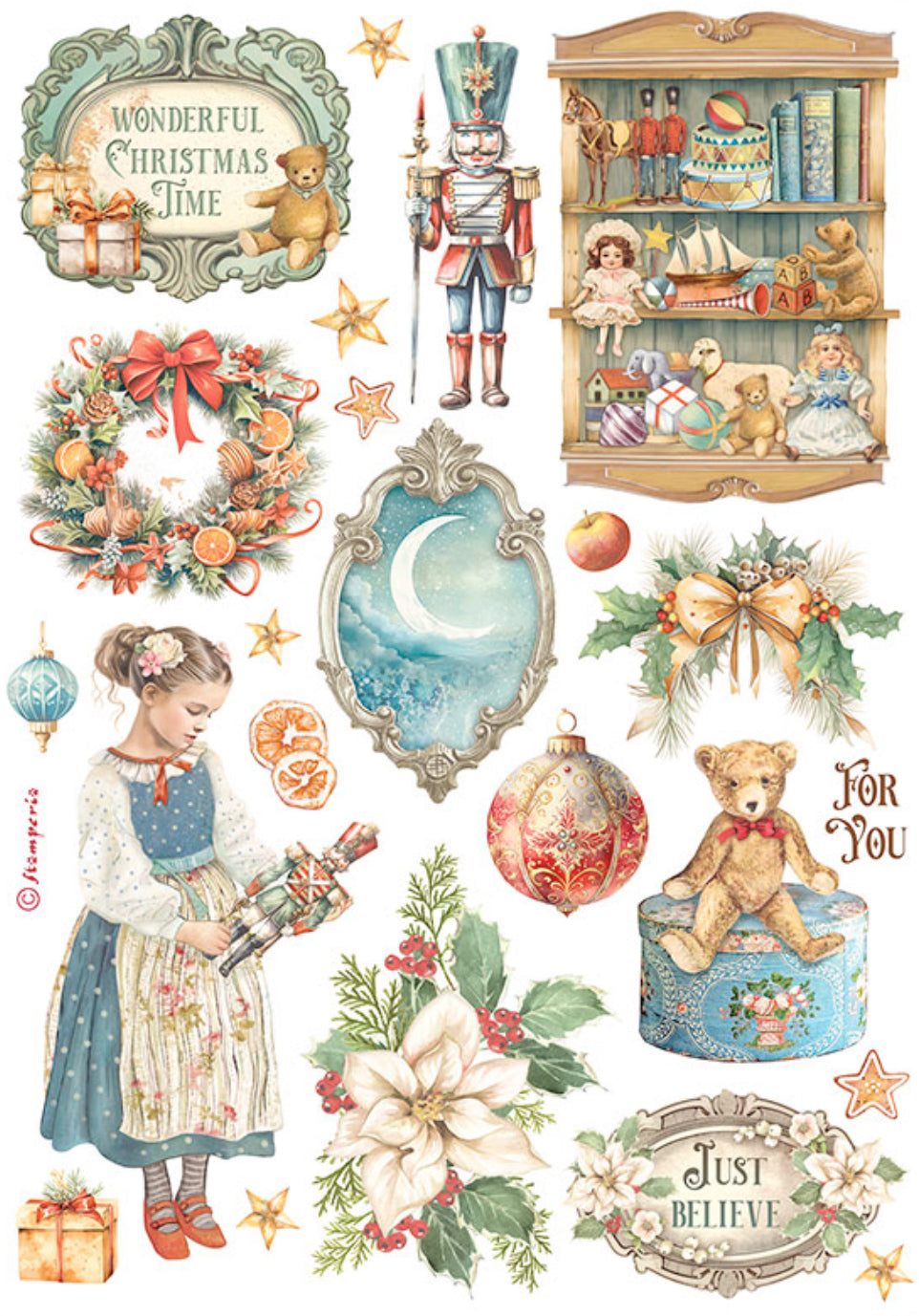 Stamperia The Nutcracker Washi Pad (8 Sheets)