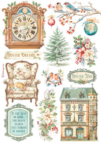 Stamperia The Nutcracker Washi Pad (8 Sheets)