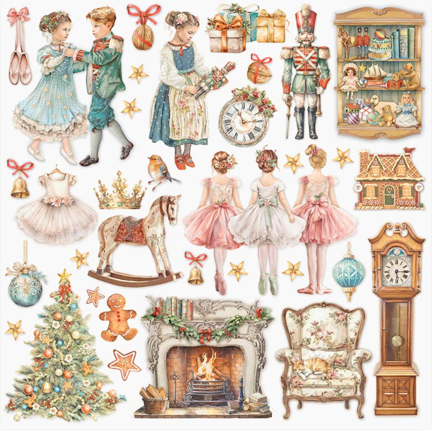 Stamperia The Nutcracker 12” x 12” Paper Pad